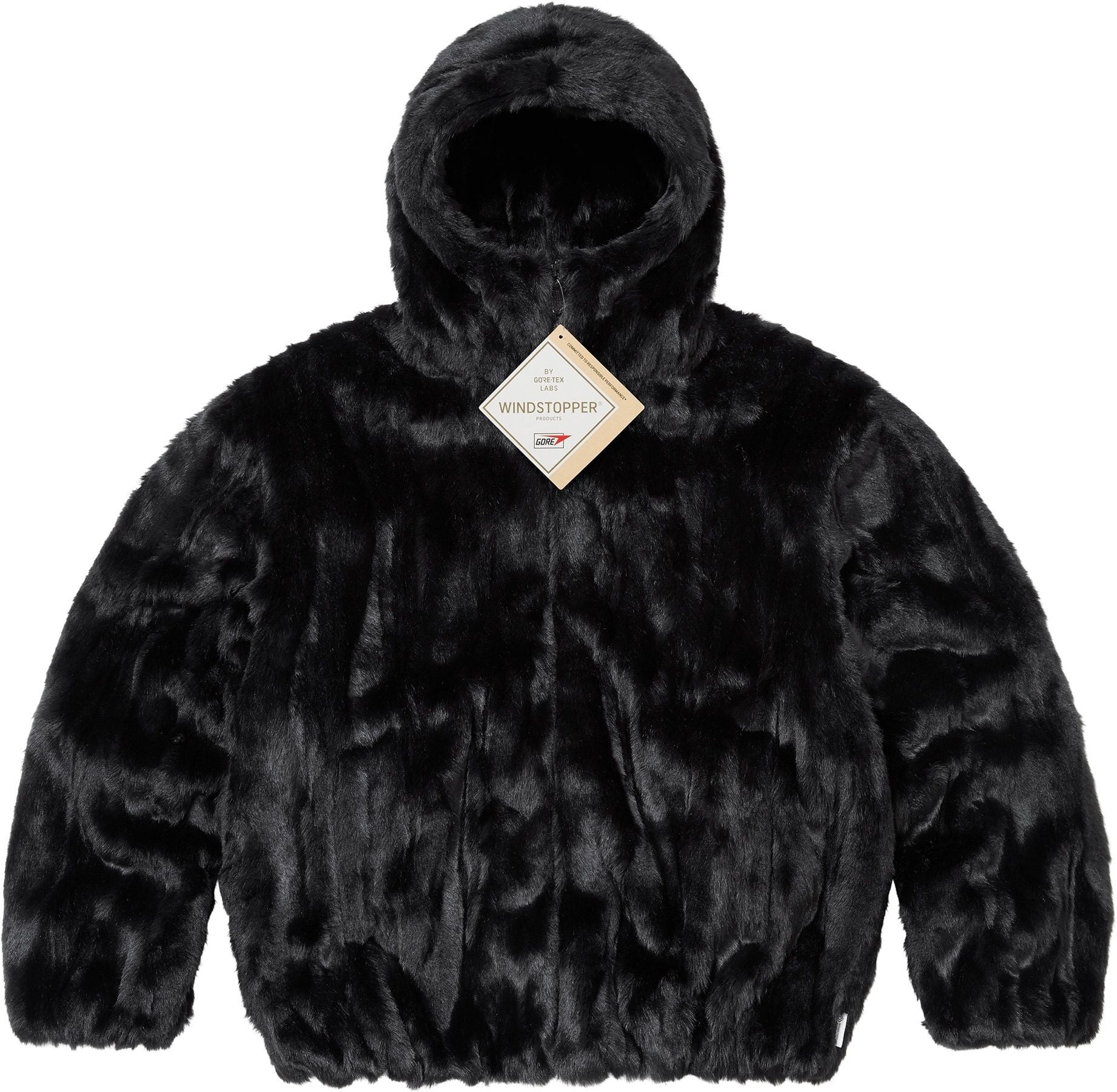 Faux Fur Hooded Jacket view 10